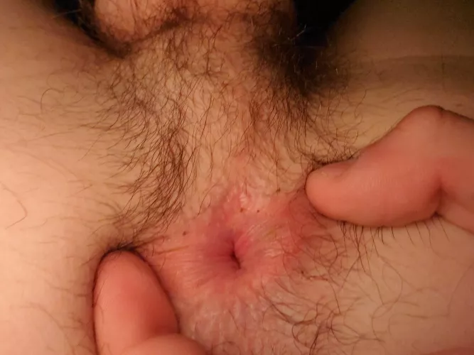What would you do if you saw me spreading my hole like this for you? (DMs open)