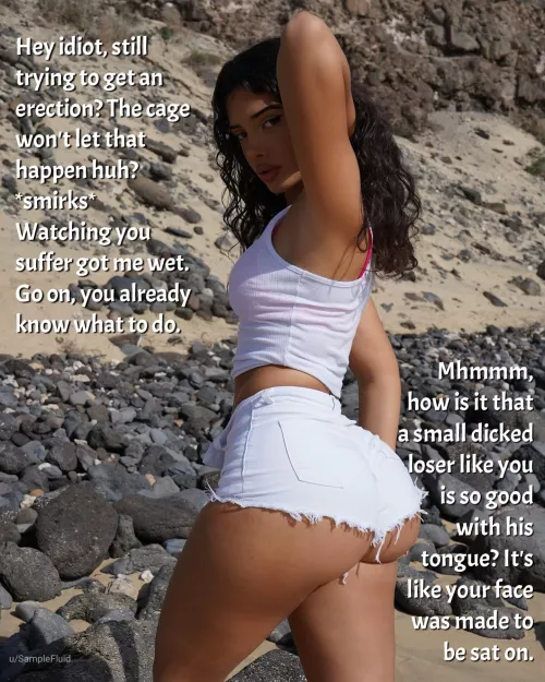 When your mouth makes up for your dick.