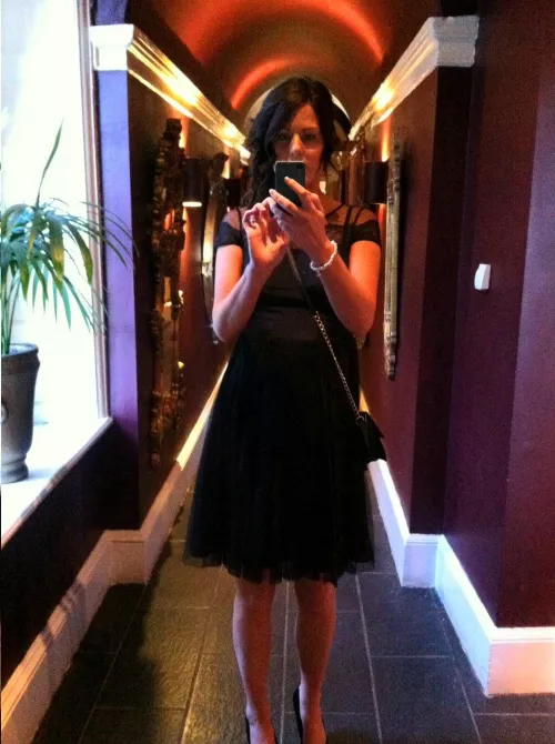 who is following her back to her room?