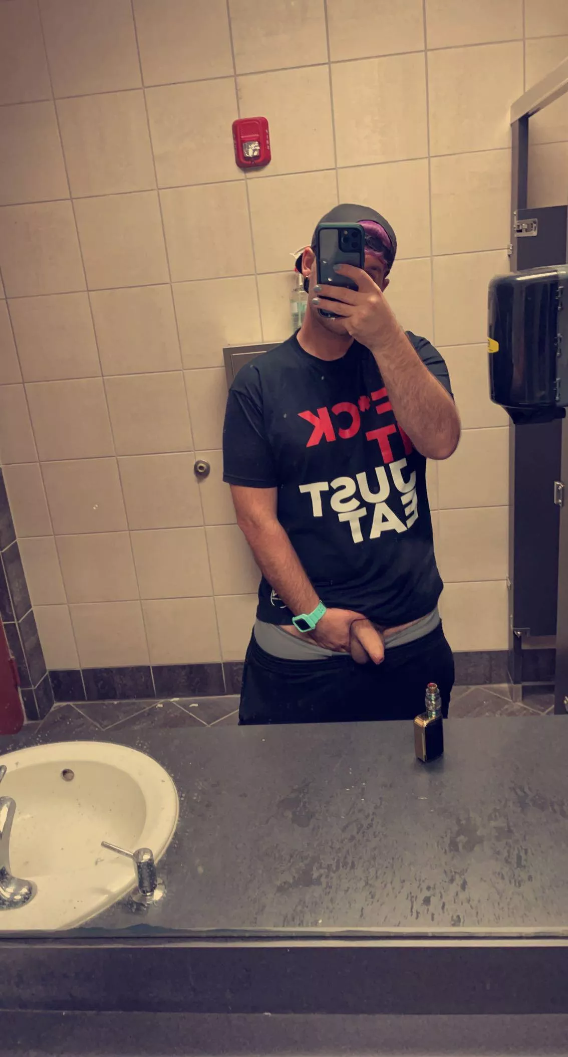 Wish I had a bro to play with my hooded cock