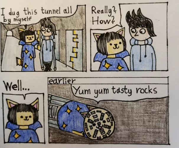 yum yum tasty rocks (art by me)