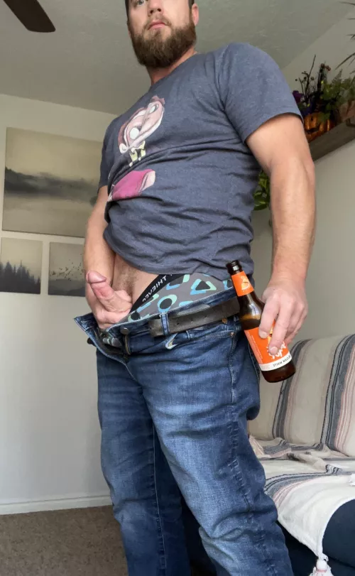 (34) I’d have a beer..