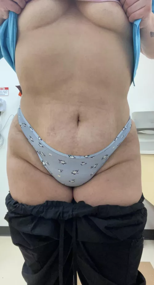 Always horny, especially at work