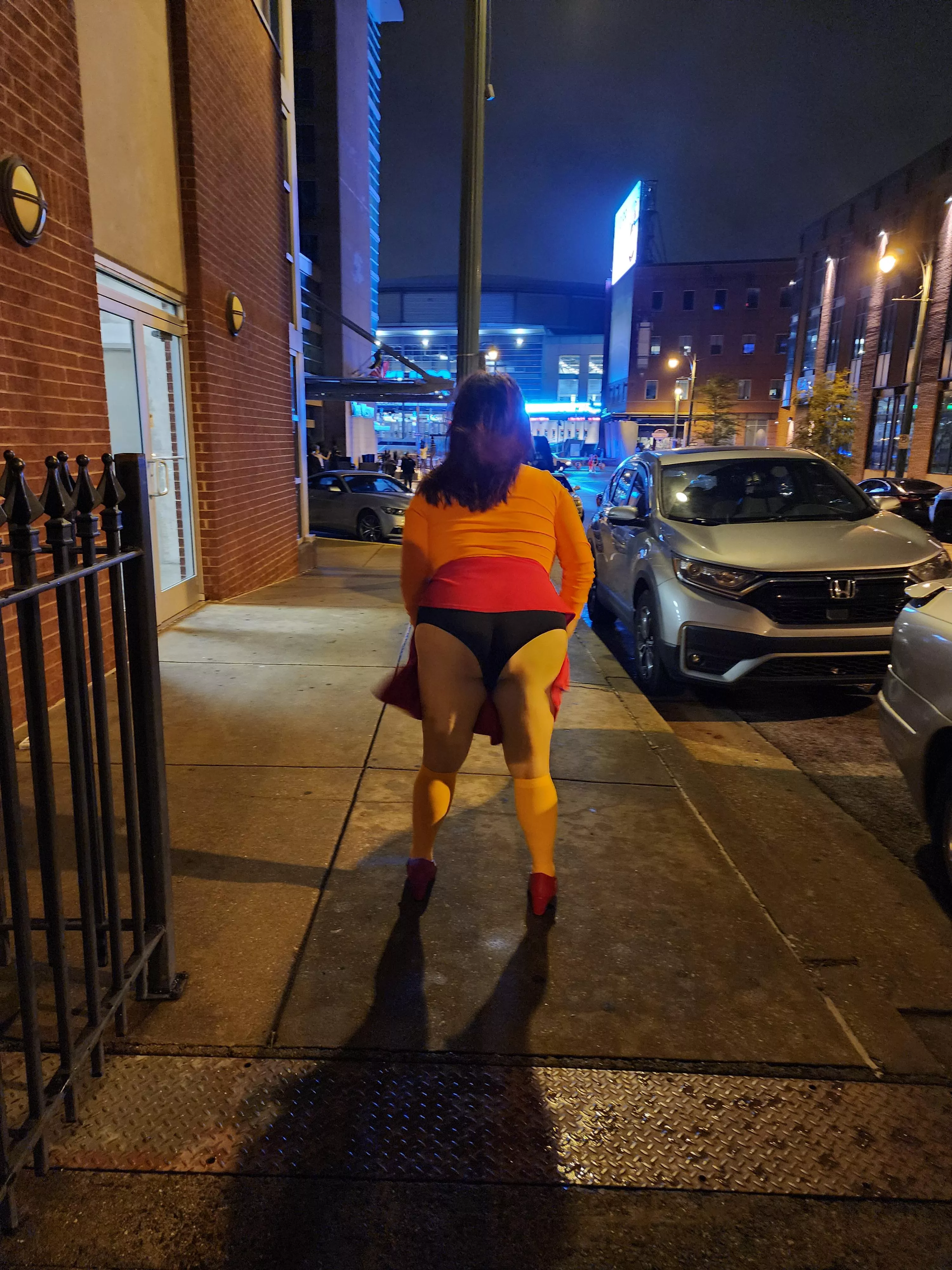 And some guys did saw her