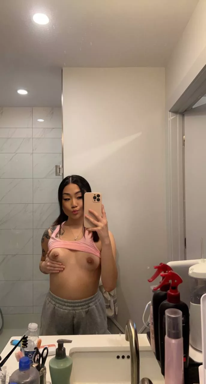 Asian tits are the sweetest. 🤭