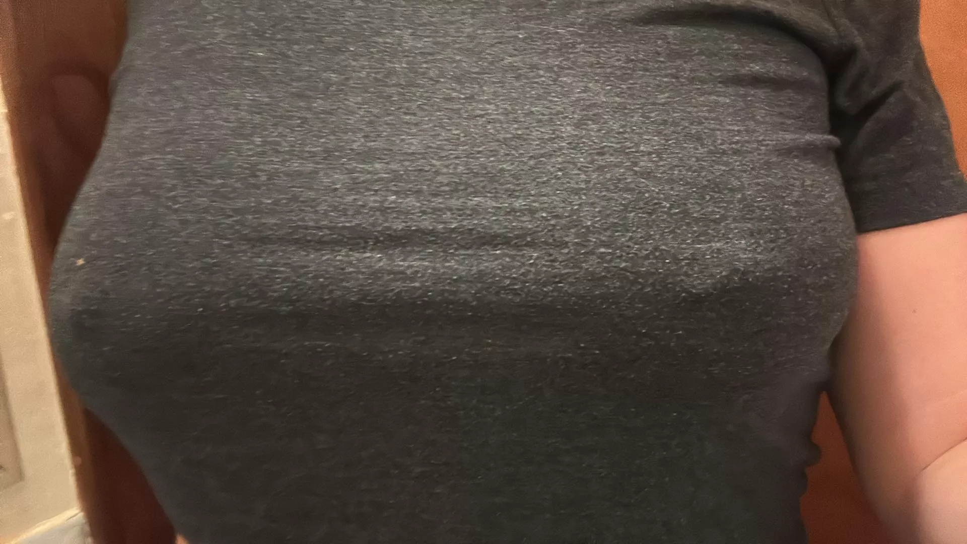 Can just barely tell I don't have a bra on