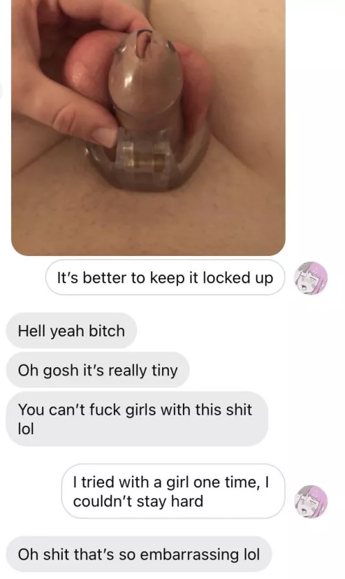 Chastity makes me crave humiliation