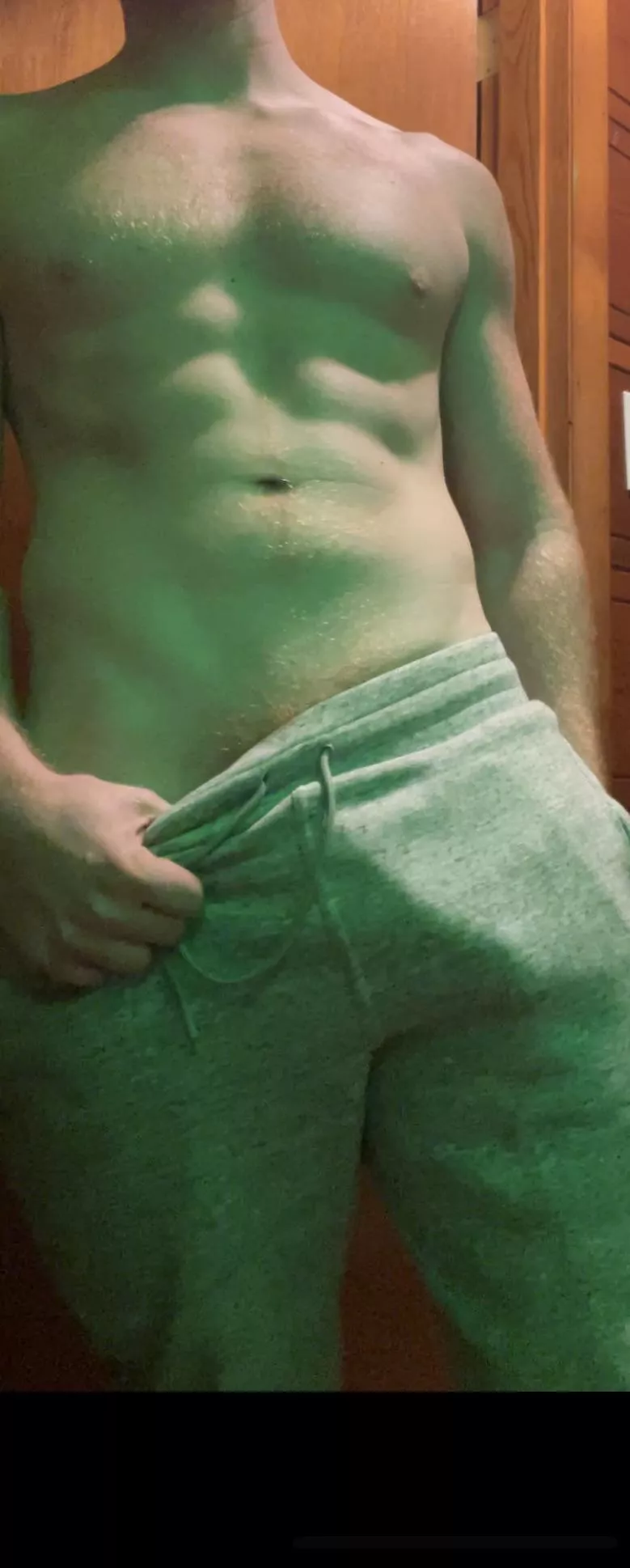 Do you like sweats or should I take them off?