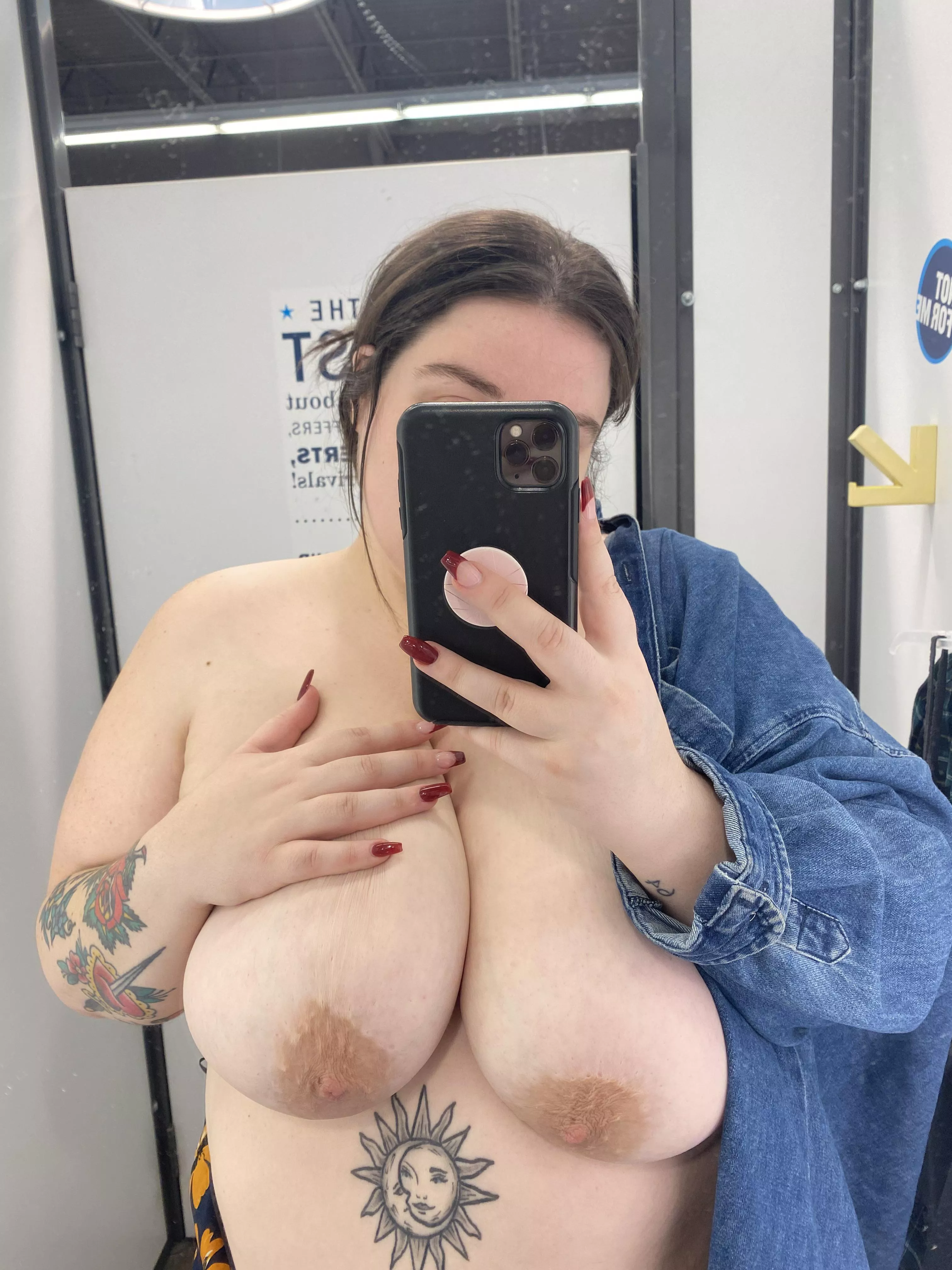 fitting room lighting is always the best