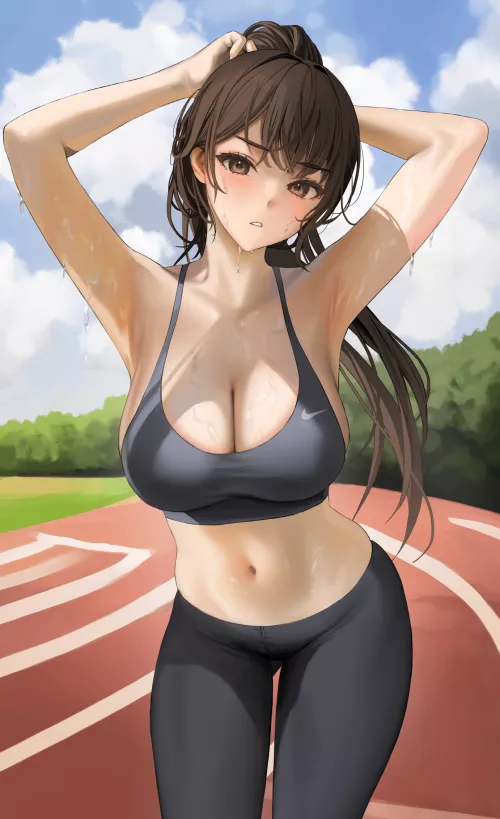 Fixing Her Hair During A Sprint (Tokkihouse) [Original]