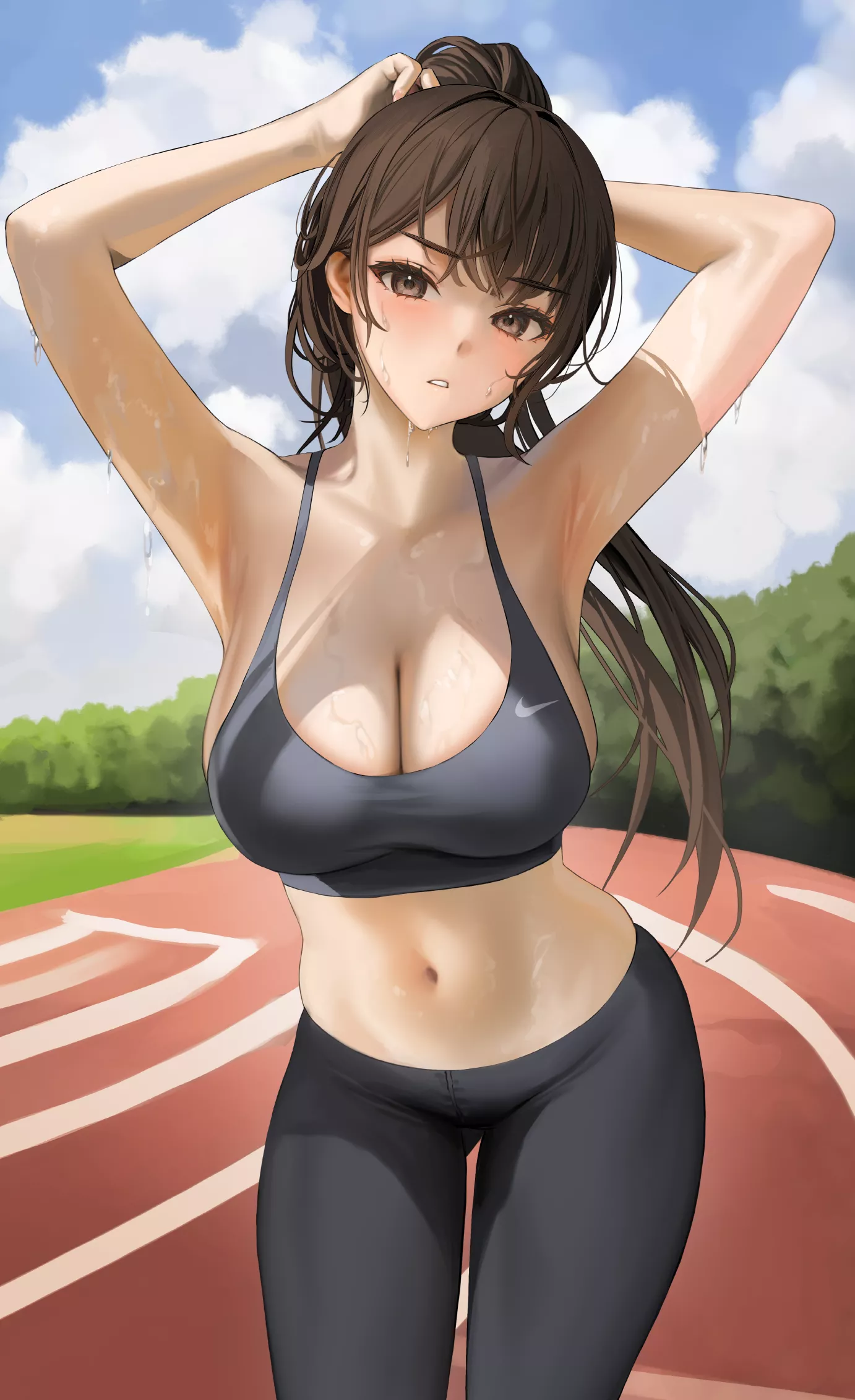 Fixing Her Hair During A Sprint (Tokkihouse) [Original]