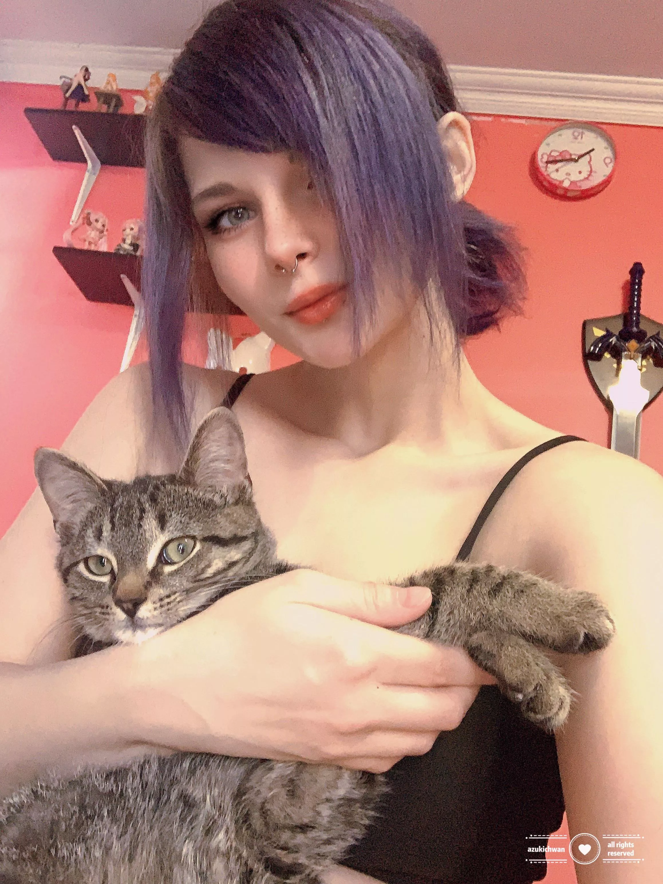 Found this stray cat and now we’re like family 🥹