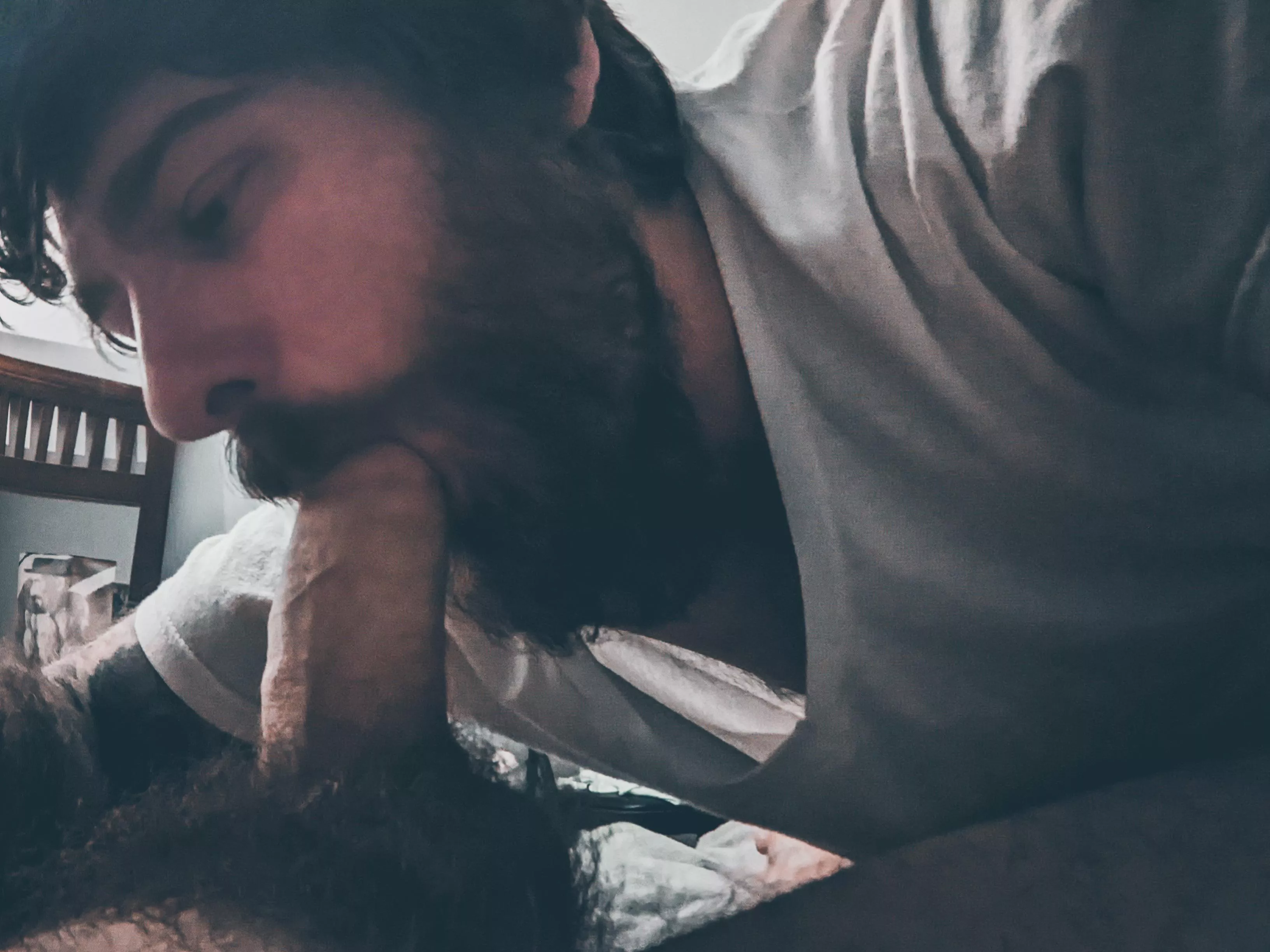 Getting a mouthful of meat