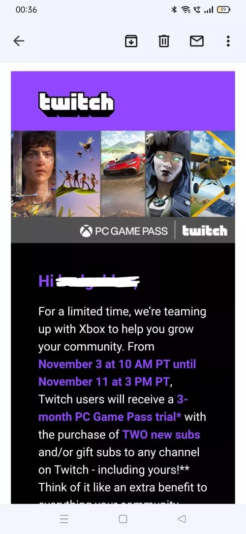 Great offer for viewers