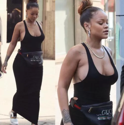Has Rihanna has a boob job?