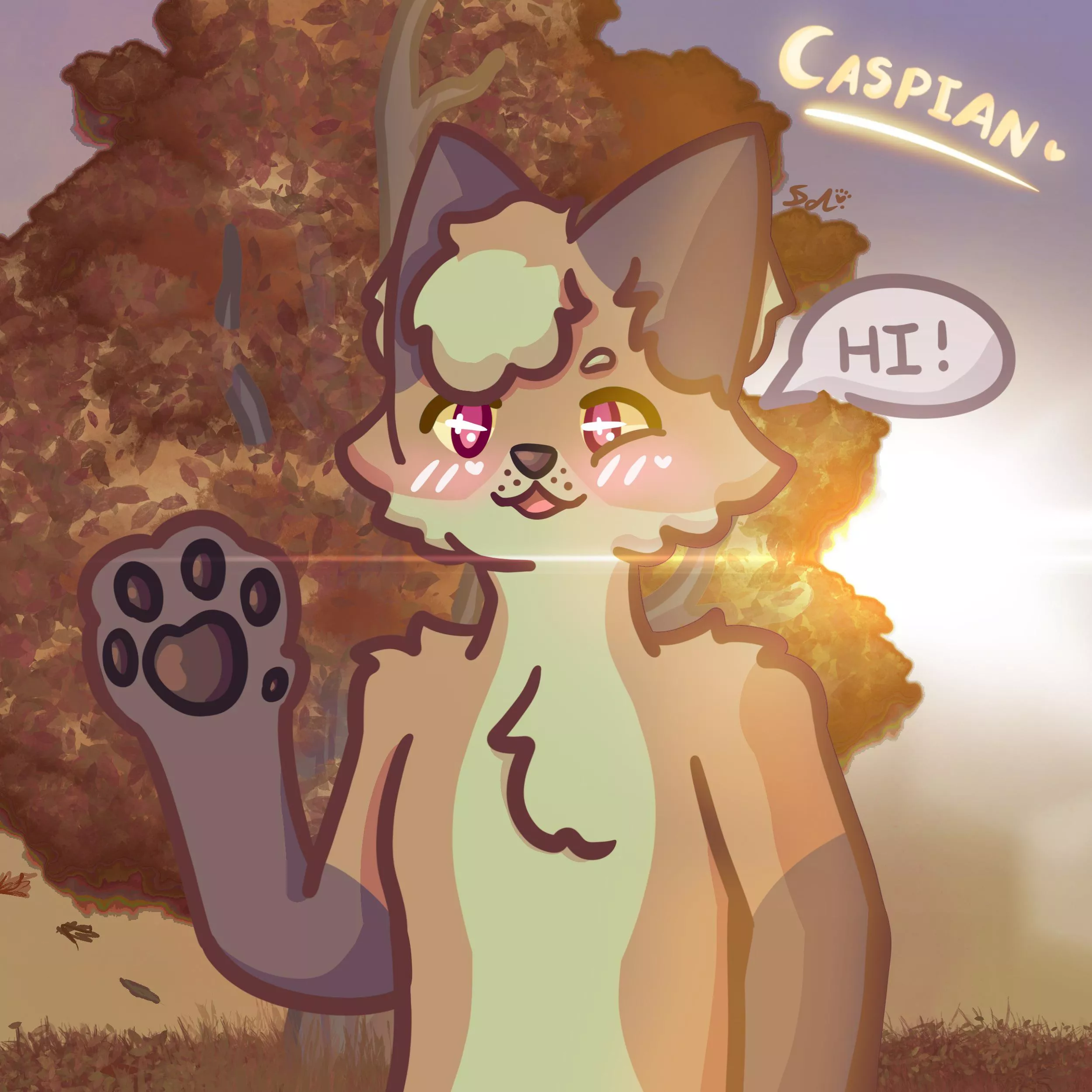 haven't posted in a while, have this new OC i made :D [comms open, DM/link in comments]