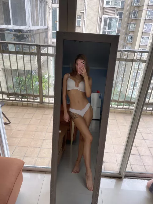 I like to sunbathe naked