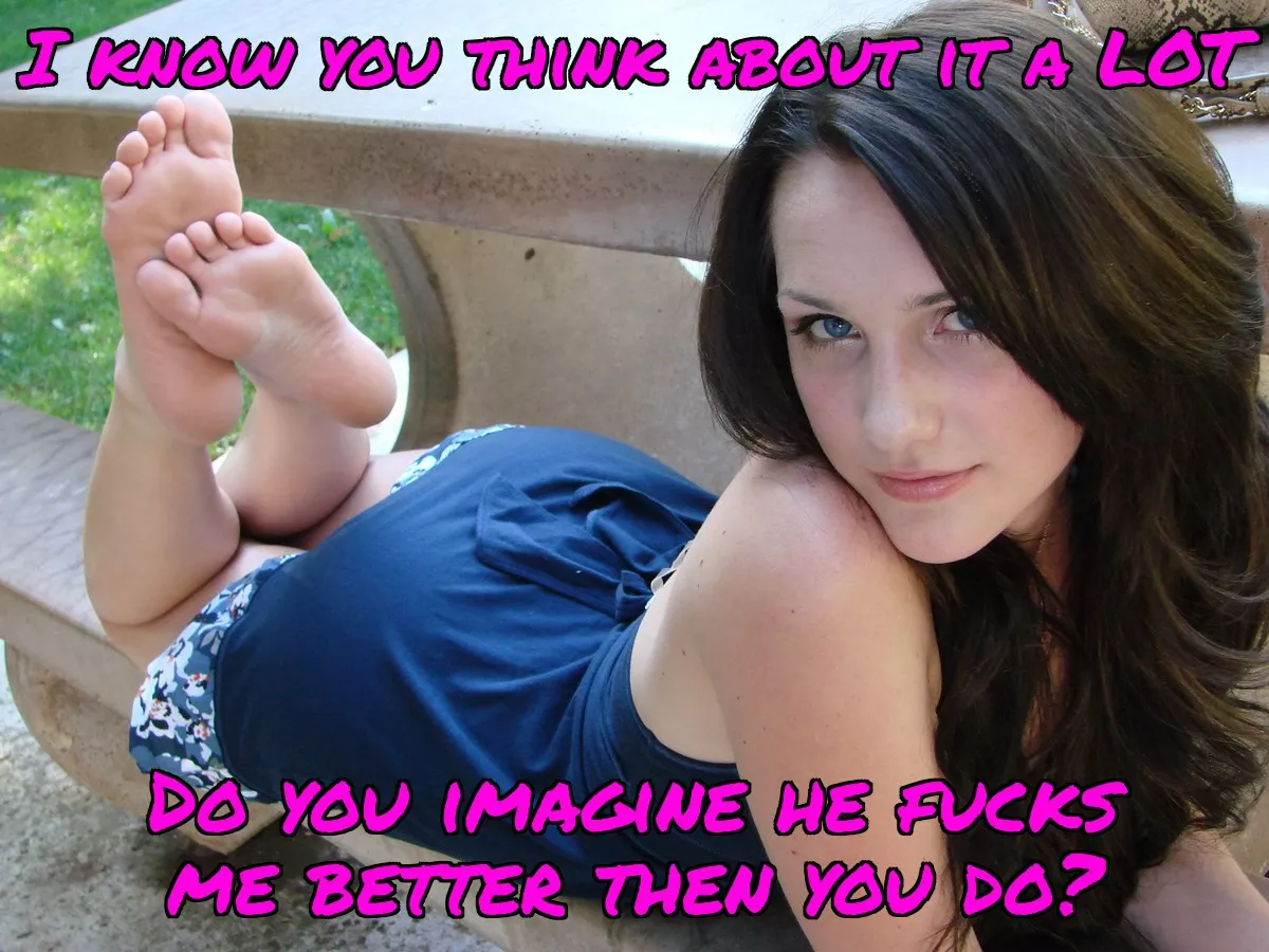 I used to jack-off and imagine that he fucked her so much better...