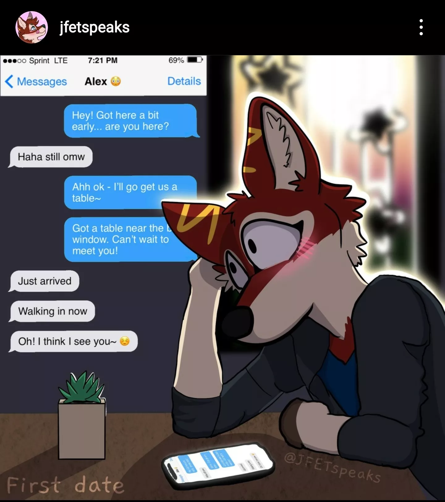 I was reminded of this piece by Jfet cus this is literally happening to me irl and I'm super nervous and excited