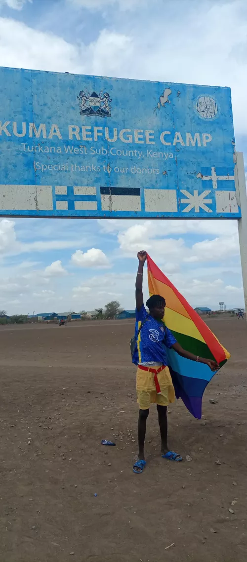 I'm proud to be one of those holding pride 🌈 flag.