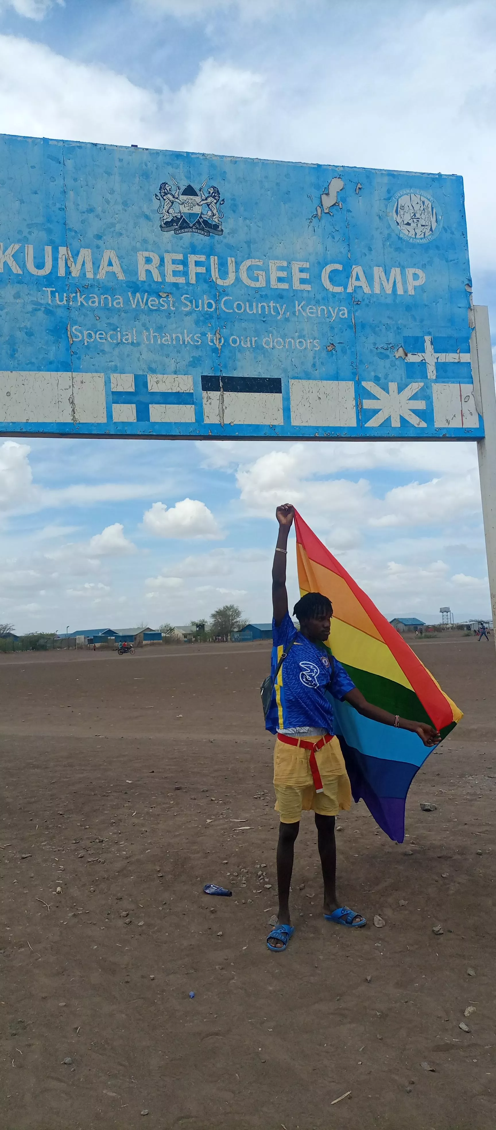 I'm proud to be one of those holding pride 🌈 flag.