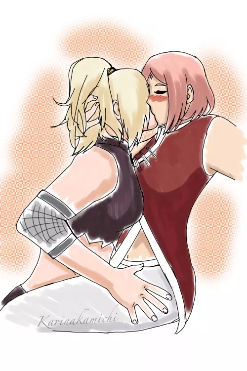 Just two besties (karinakimichi) [Naruto]