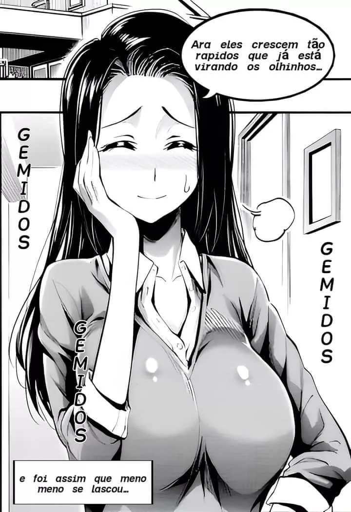 LF Mono Source: 1girl, cropped, closed eyes, clothed, face focus, foreign text, large breast, milf, long hair, sweat