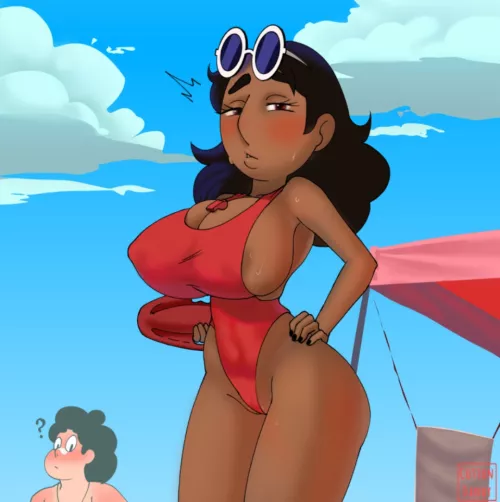Lifeguard Connie ( cottondandy)