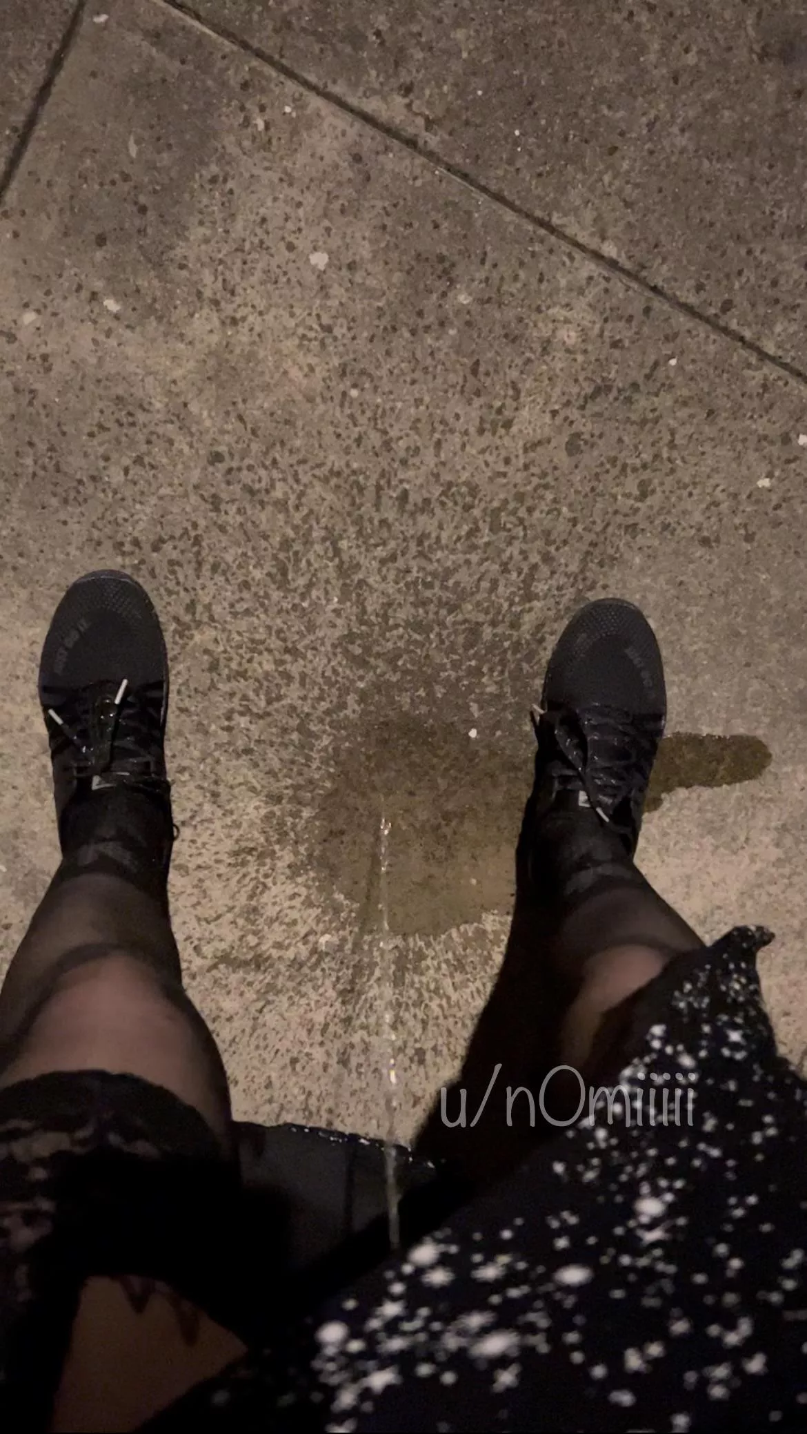 lost control and pissed myself outside