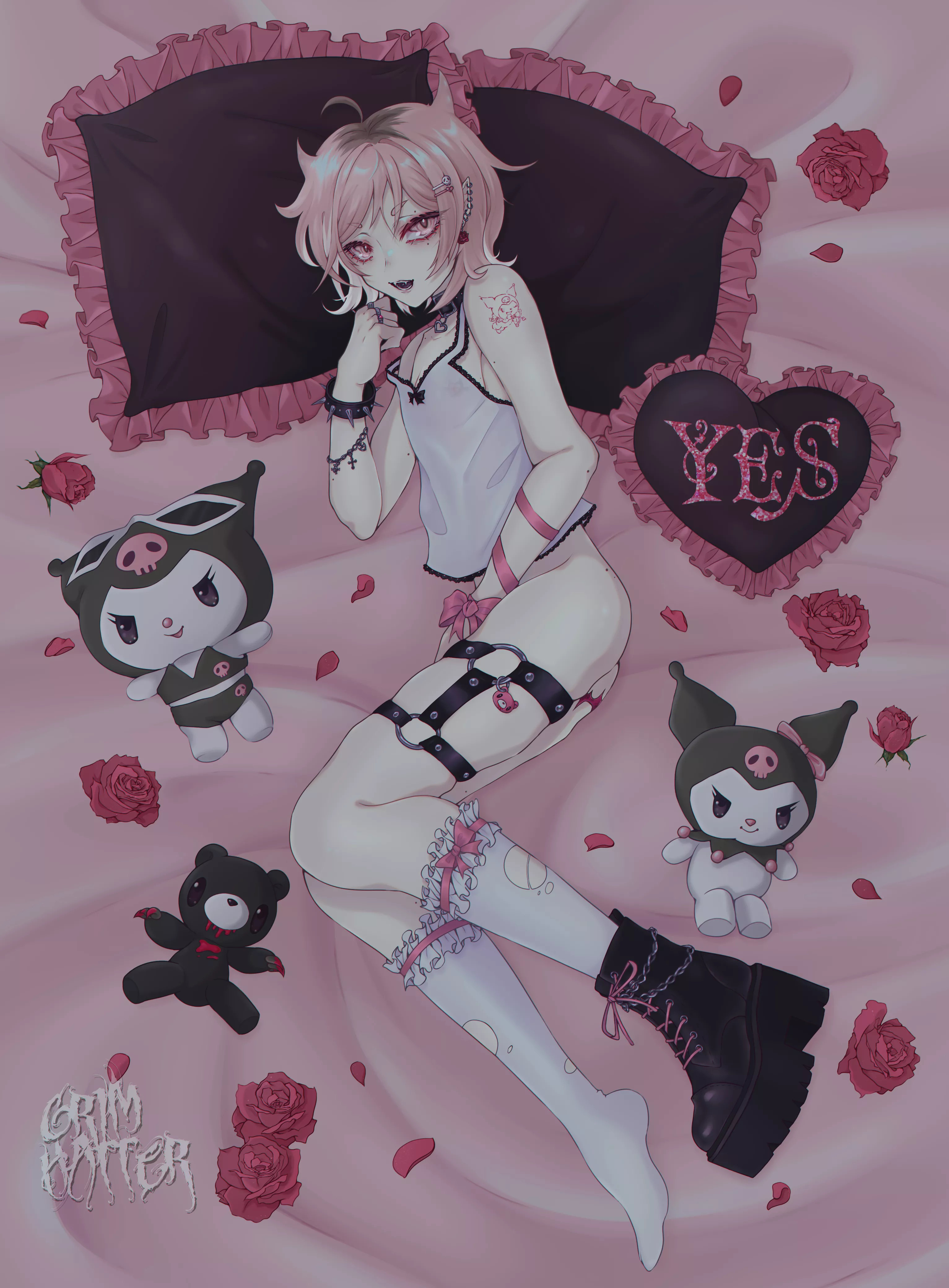 My OC! He's a big Sanrio fan