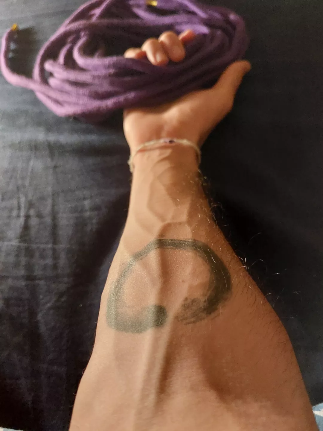 My veins popped out during a session