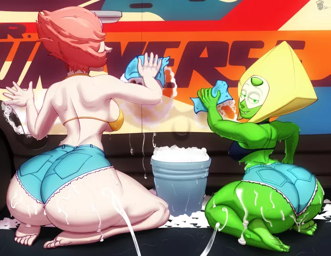 Pearl and Peridot (N-Kosi) [Steven Universe]