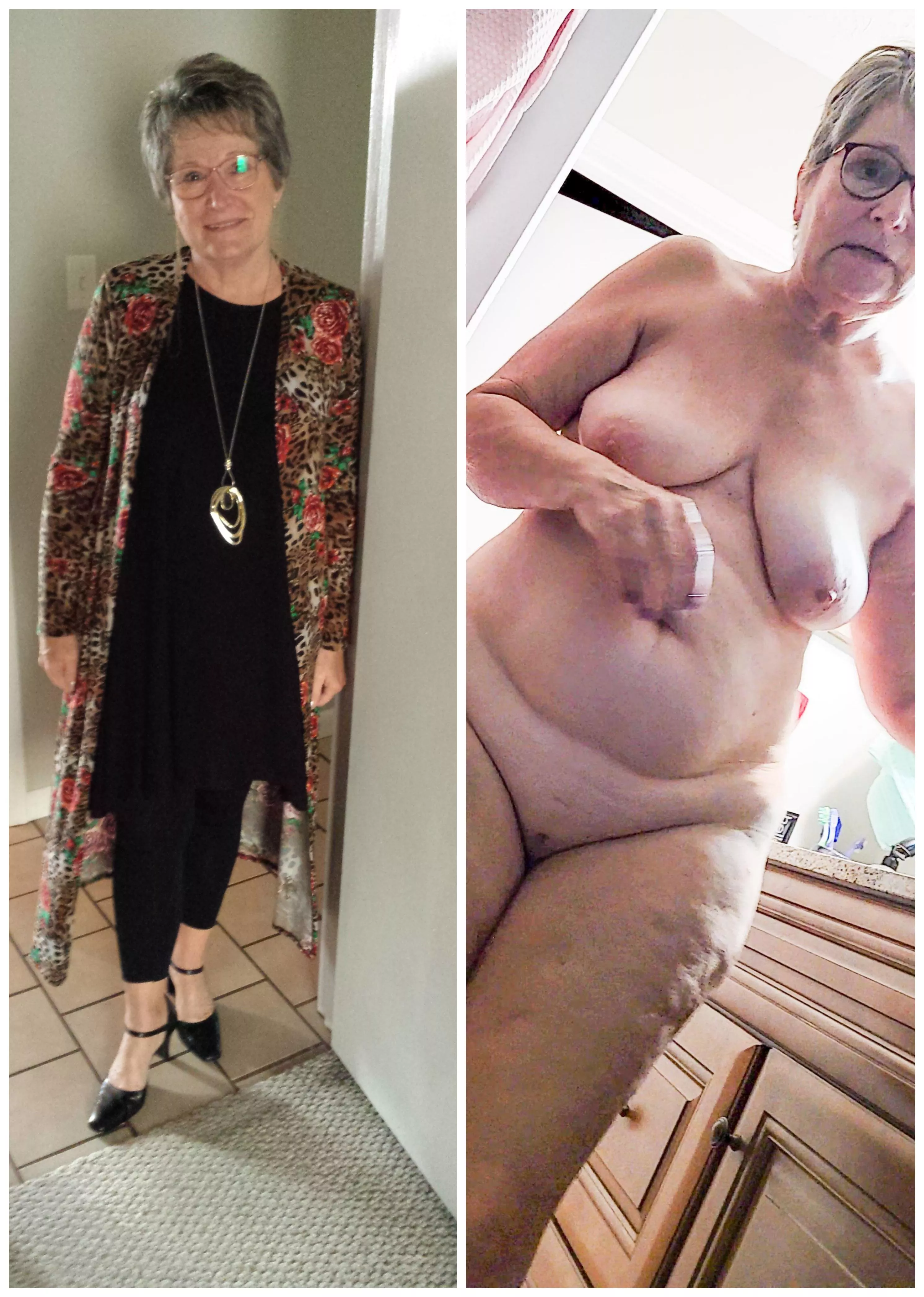 She's almost 63..Would you?