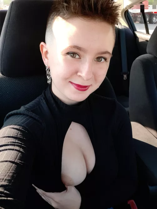 Sunshine and cleavage