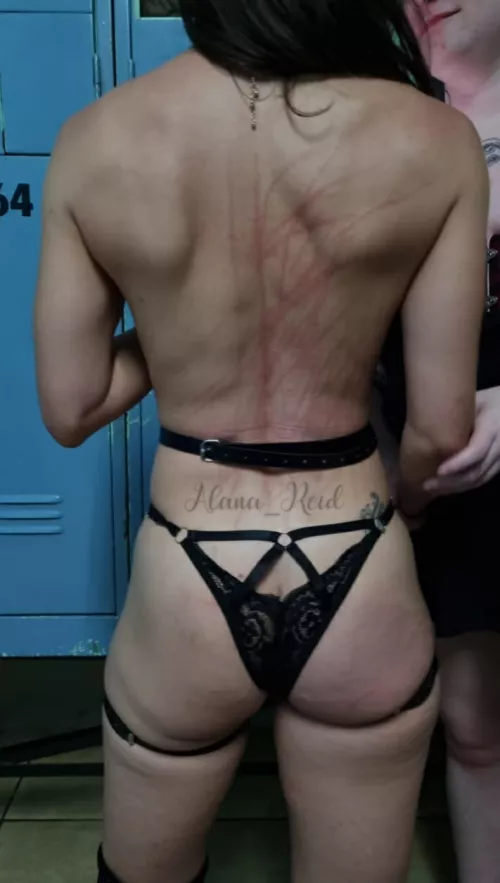 The aftermath and aftercare. Thank you Mistress