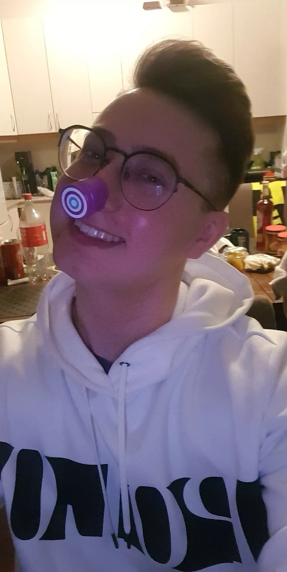 There I am having a silly time a few weeks ago.