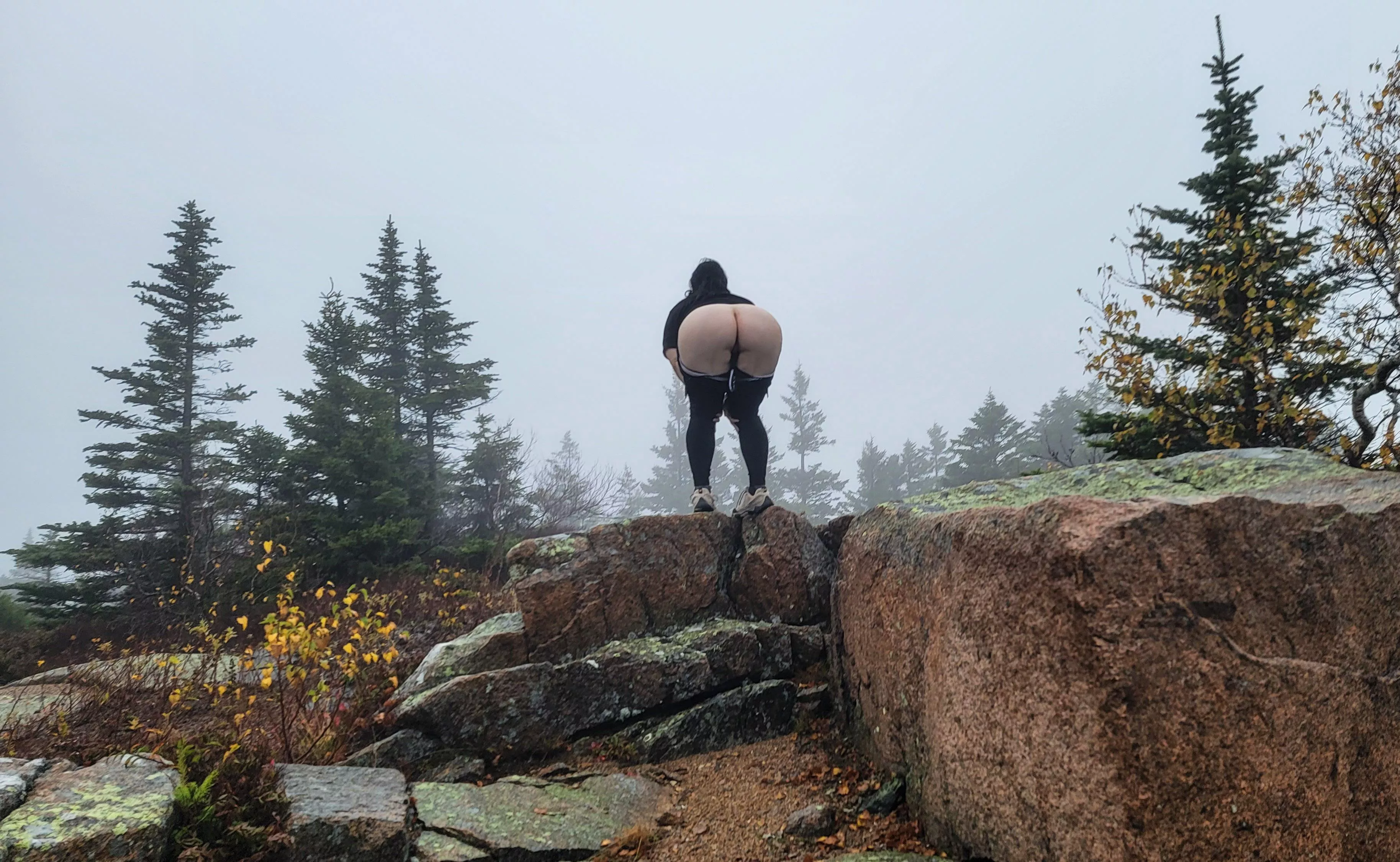 Too foggy to see anything, so here's my ass. 🤣