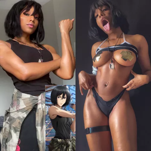 We need more troops Mikasa(violet_cosplay)