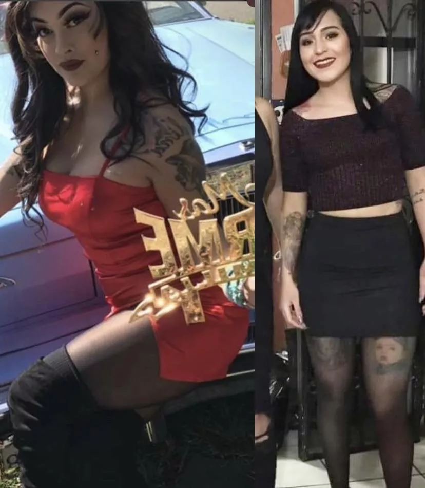 Which one pulls it off better in tights?