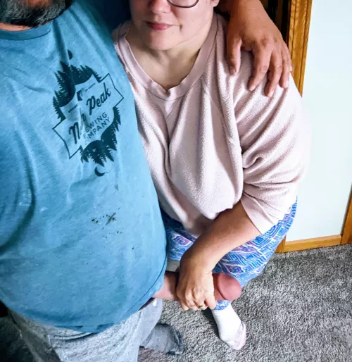 Wife always wants to hold it