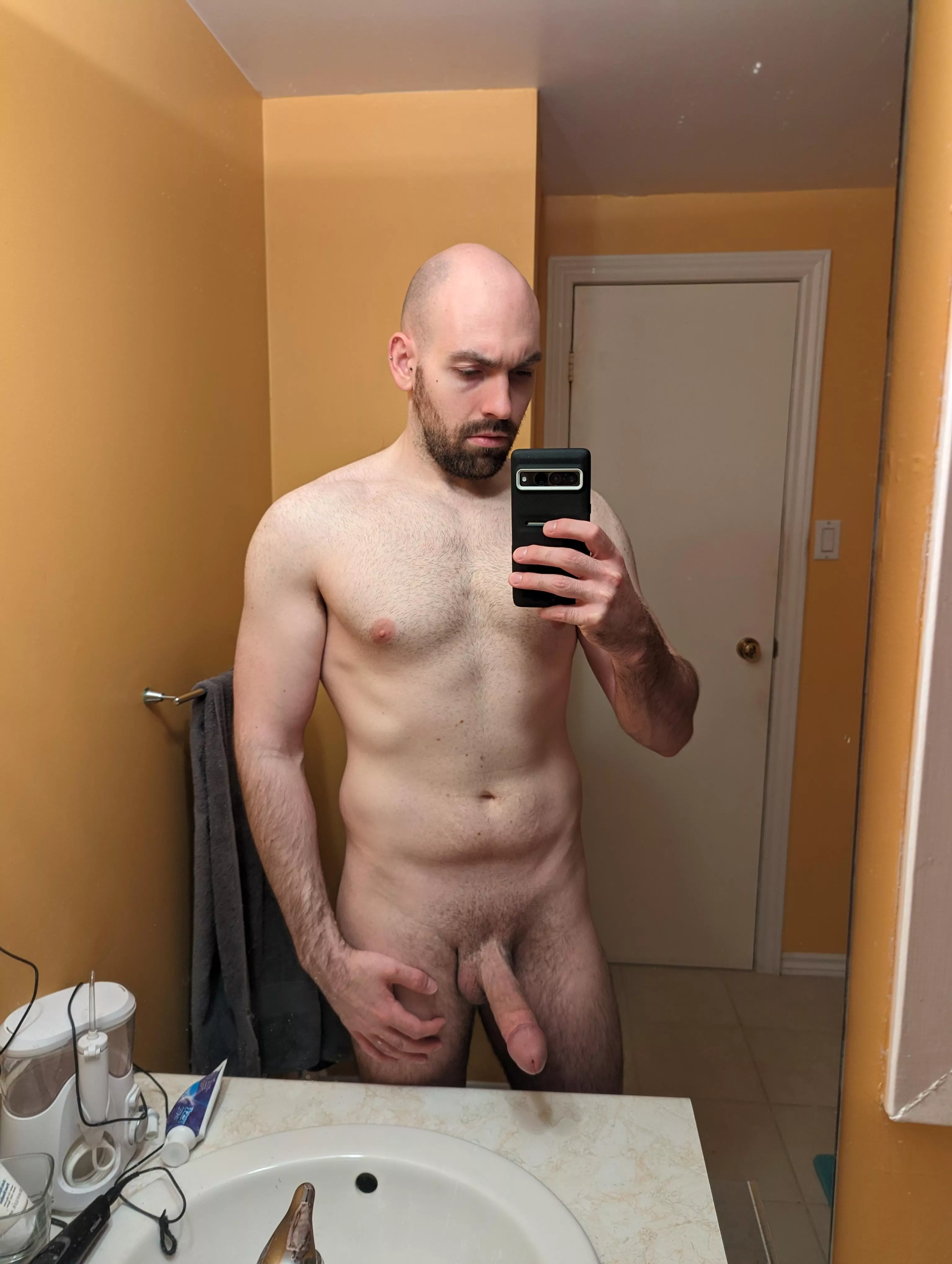 would you bend over or get on your knees?