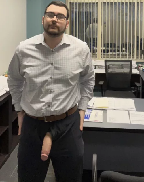 Wyd if you walk into my office with me like this?