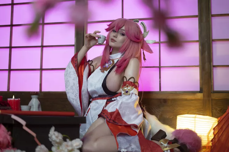 Yae Miko from Genshin Impact by Shadory