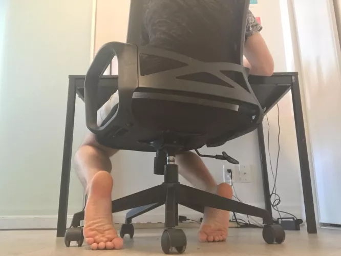 Your pov from behind my desk