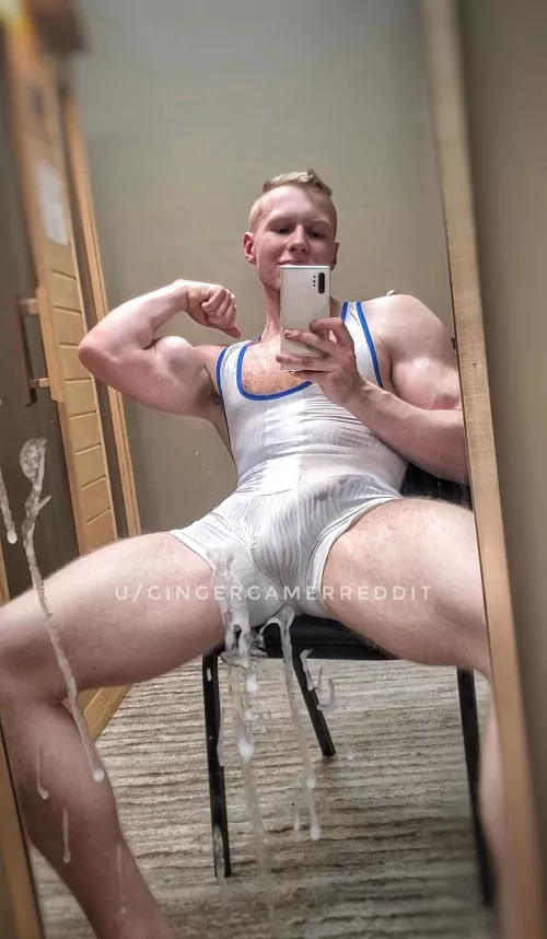 22, I made a bit of a mess on the gym mirror.