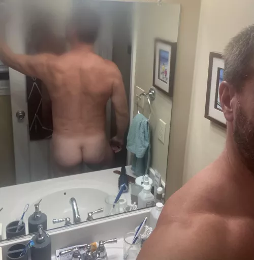 (53), steamy shower this morning