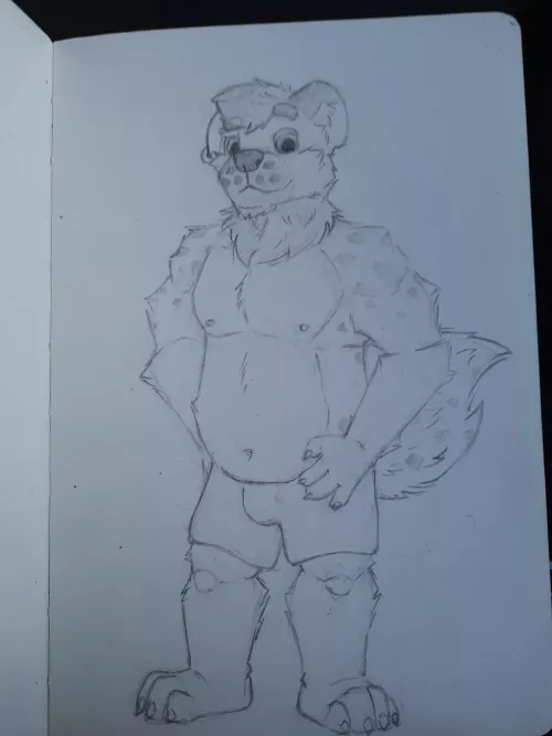 A sketch of my sona i've drawn recently ^^