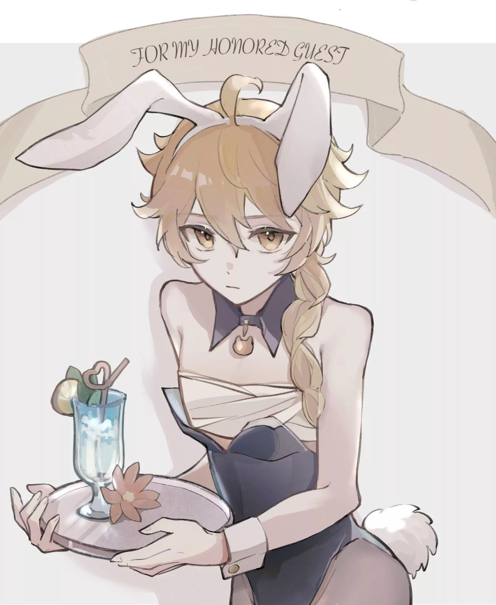 Aether in bunny costume