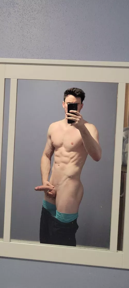 Almost got caught in the changing room