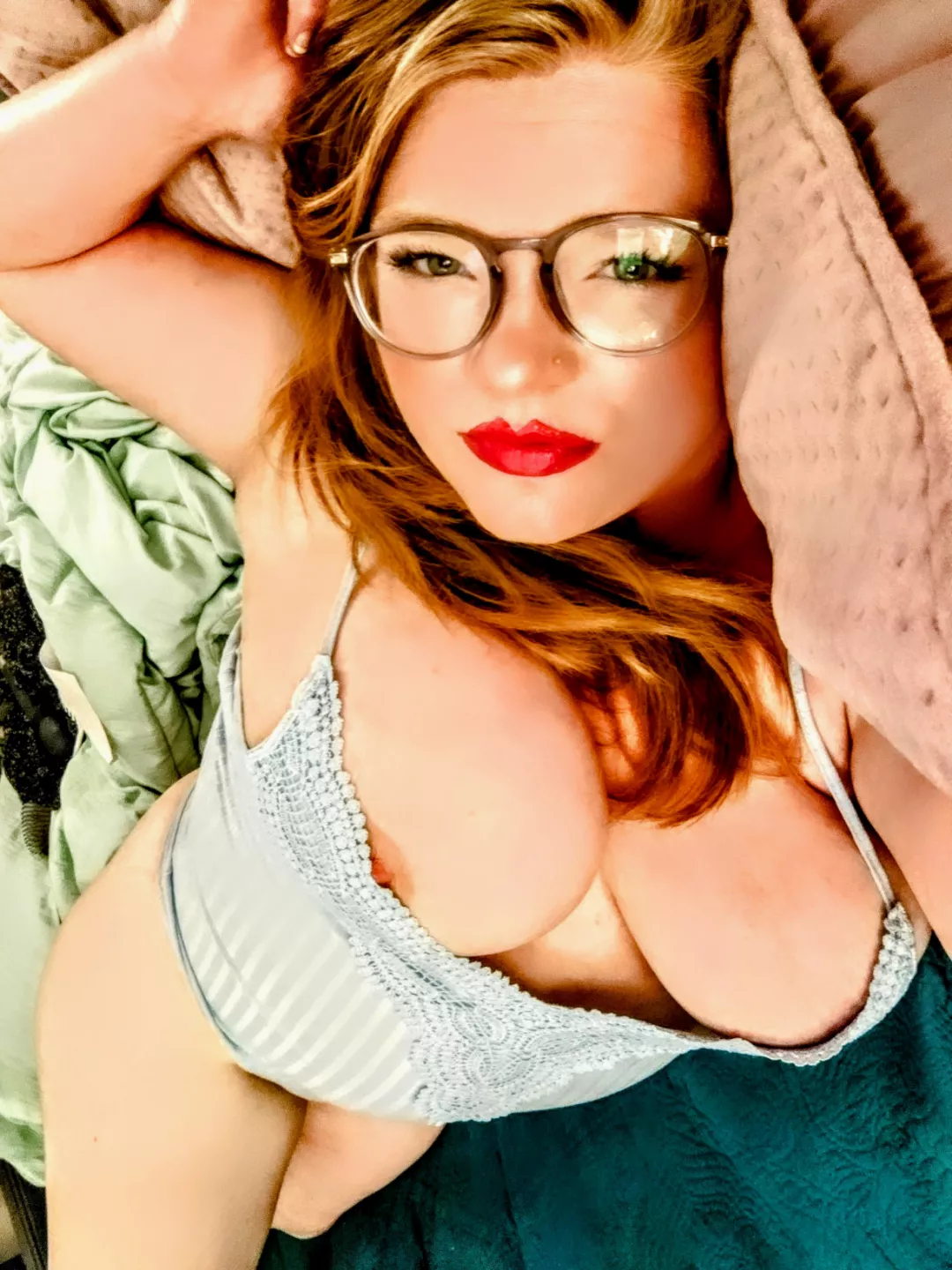 baby face in baby blue